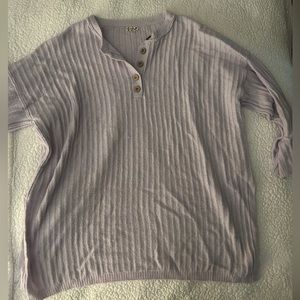 Free people light purple sweater size L
